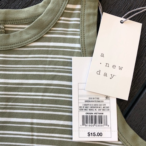 A • NEW DAY 🎯 Soft Stretch Tank Dress w/ Stripes - Picture 7 of 8